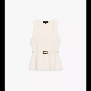 Zara Knit Belted Top